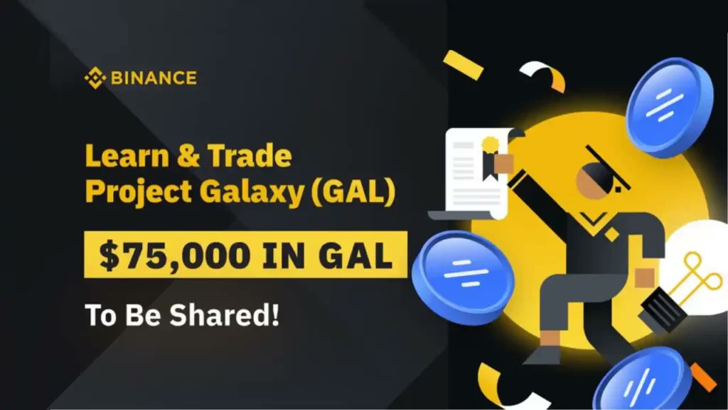 maniswaroopredd's tweet photo. Binance Learn and Trade Project Galaxy (GAL). $75000 up for grabs https://t.co/31nVdI7bnY
