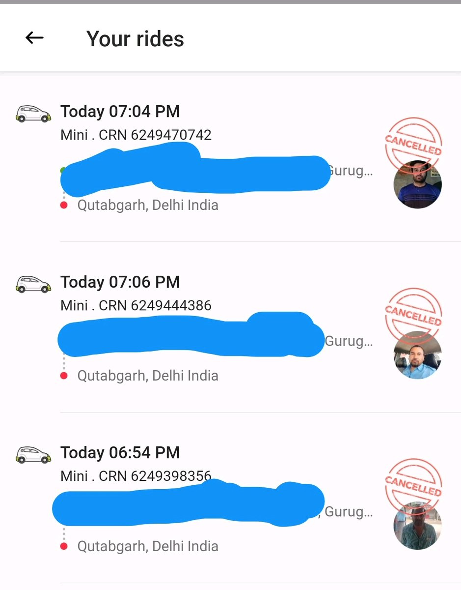 BhakriRahul's tweet photo. I booked cab 3 times @ola_supports but drivers kept cancelling coz they don't want to go to my drop location. Is my time not precious? Will they ever be regulated? @ZeeNewsHindl https://t.co/HZom5RP1lg