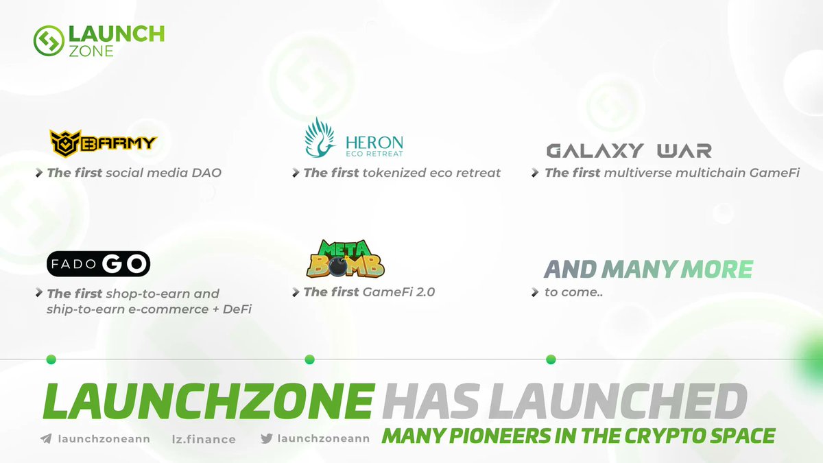 launchzoneann's tweet photo. LaunchZone has incubated and launched a lot of pioneers in the #crypto space. More and more innovative ideas and great people are coming to the industry.

What piooner do you think we should work with next? Comment below 👇 https://t.co/9wVveeS7DF