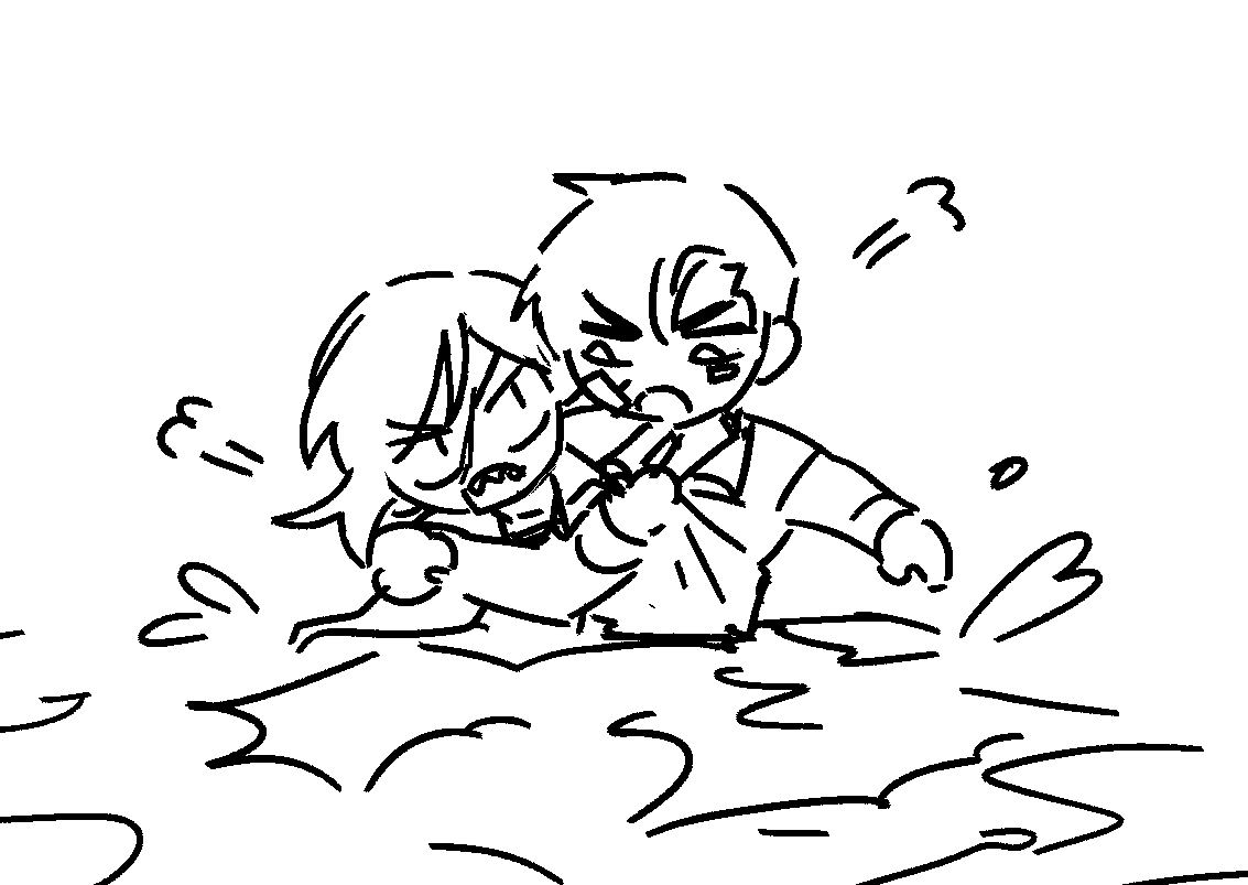 gamani_s's tweet photo. @HY_0o0_ +진짜(?)몸싸움(?) https://t.co/evQD3pk9vd