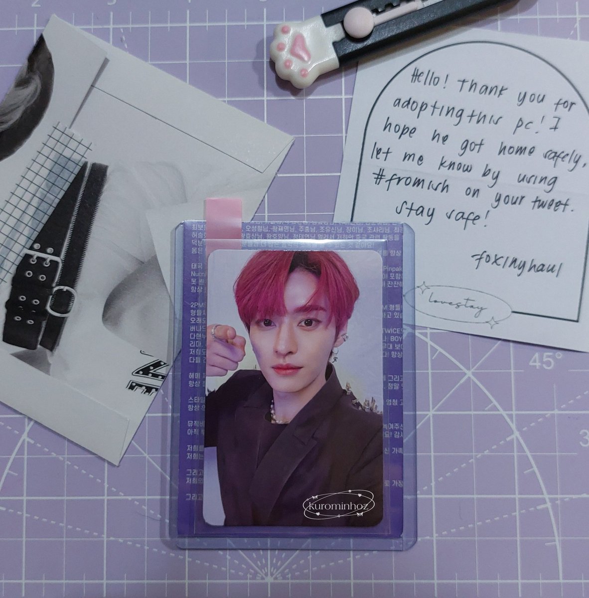 kurominhoz's tweet photo. 💌 happy mail !~ #kurominhaul

hii haiii @foxinyhaul ^^ sobrang naa-appreciate ko po yung ganitong type of packaging and tysm for letting me adopt (kakam)pink lee know during this political climate haha xd

#fromish https://t.co/zmUn7Zkj8E