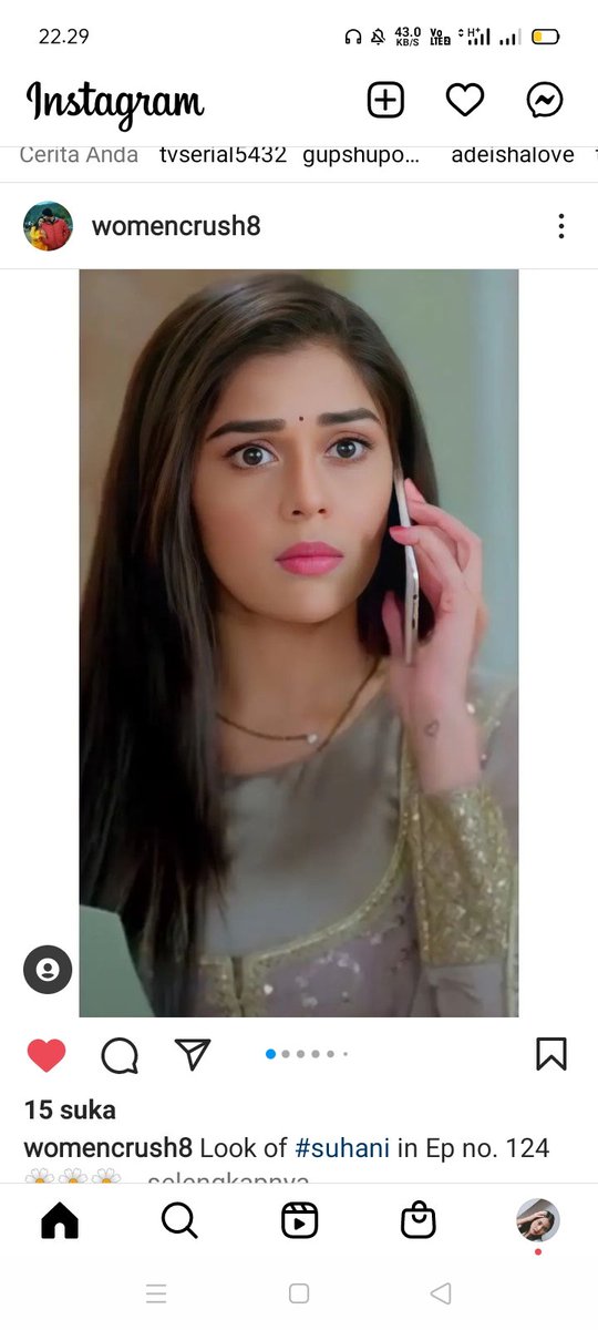KhasanaYatul's tweet photo. Beautiful suhani 😍😍

@EishaSingh2412 #Suhanisharma
#Sirftum https://t.co/yhr3JSk4CB