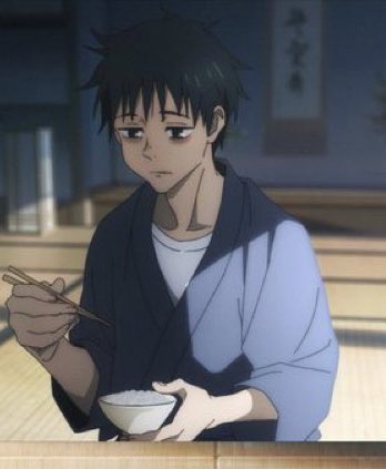 arminvincible's tweet photo. yuuta eating, before vs after https://t.co/NMRDGr1Xsf