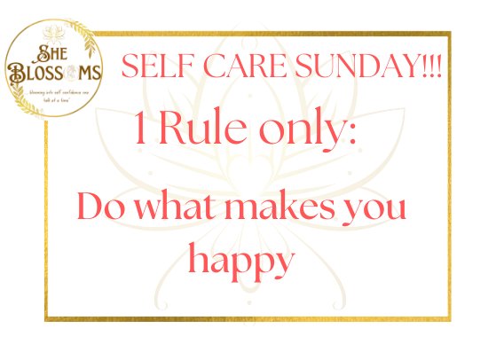SheBlossoms1's tweet photo. SELF CARE SUNDAY!!!!

Write down 3 things that you Enjoy doing and intentionally do all 3 of them today.

#selfconfidence
#selfdiscorvery
#selfesteem
#buildingconfidence
#buildingself https://t.co/1nsDwKtUbR