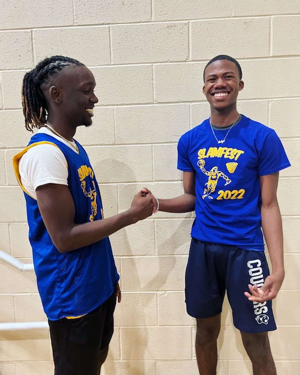 CCountyHoops's tweet photo. Shout out to Deshaun Blocker for representing Colleton County Hoops in the @theslamfest_ All Star Game &amp; Brian Hamilton doing his thing in the 3pt Contest. You guys make your team and community proud! #EarnedNotGiven #ColletonMade https://t.co/YIO3Xock26