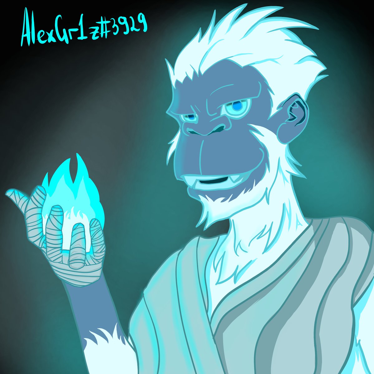 Alex_Gr1z's tweet photo. He was able to take possession of the "wrong fire", its temperature reaches -1000 ° C, but for this he paid a high price
@JIKANSTUDIOS 
@0xcorrupt  @DearTerminal 
@0xYoshiomatsu  @eshasonline 
@SagardZz  @_armanDAO https://t.co/fj7wTxlb5g