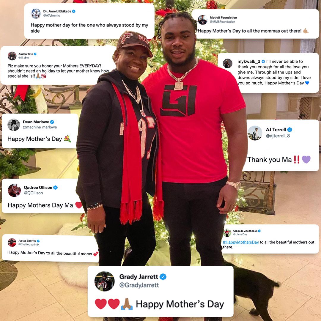 AtlantaFalcons's tweet photo. Happy Mother’s Day 💓 https://t.co/areCXTYiBF