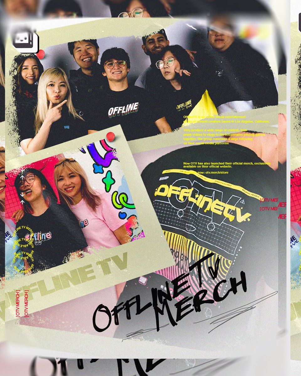 str4ng3rvz's tweet image. OfflineTv Merch Poster 
@OfflineTV 
Support would be awesome !!

portfolio be.net/strxgrDZN