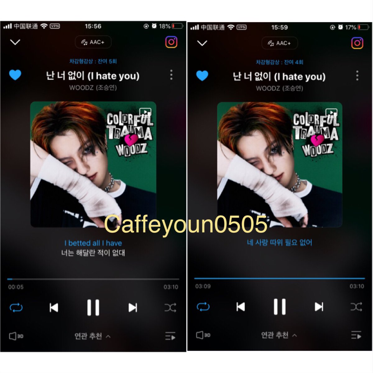 Caffeyoun0505's tweet photo. @c_woodzofficial #WOODZ #조승연
#COLORFUL_TRAUMA #난너없이 https://t.co/zehkKlN0yD