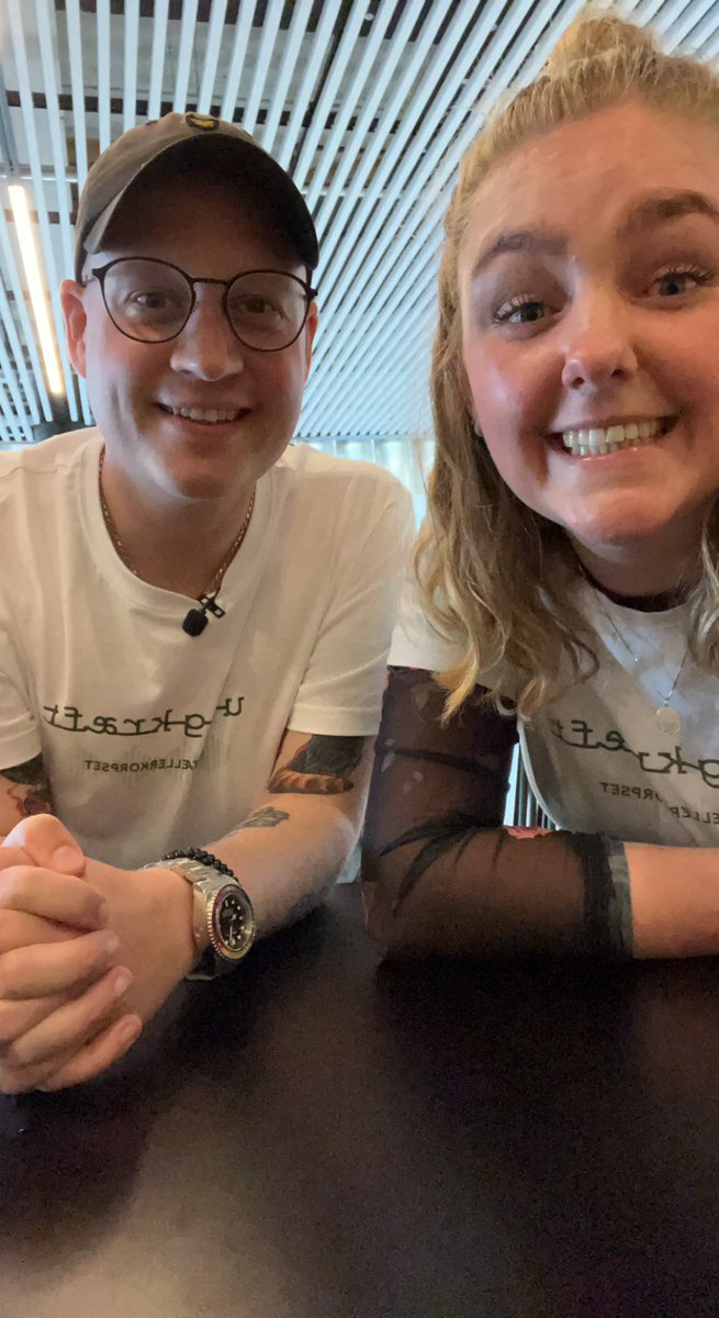 Michellenymand's tweet photo. We made it 🥳 Theis and I spoke at the #ESTRO2022 minutes ago, we enjoyed every minute of it. https://t.co/8oaJ1PsUut