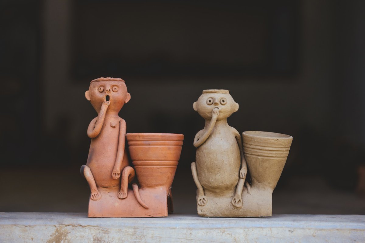 Did you know #terracotta is a strong and durable material that can last for decades ? 

#craft #conversationwithfriends <a href="/ms_bazaar/">Subhadra Shakti Bazar</a>