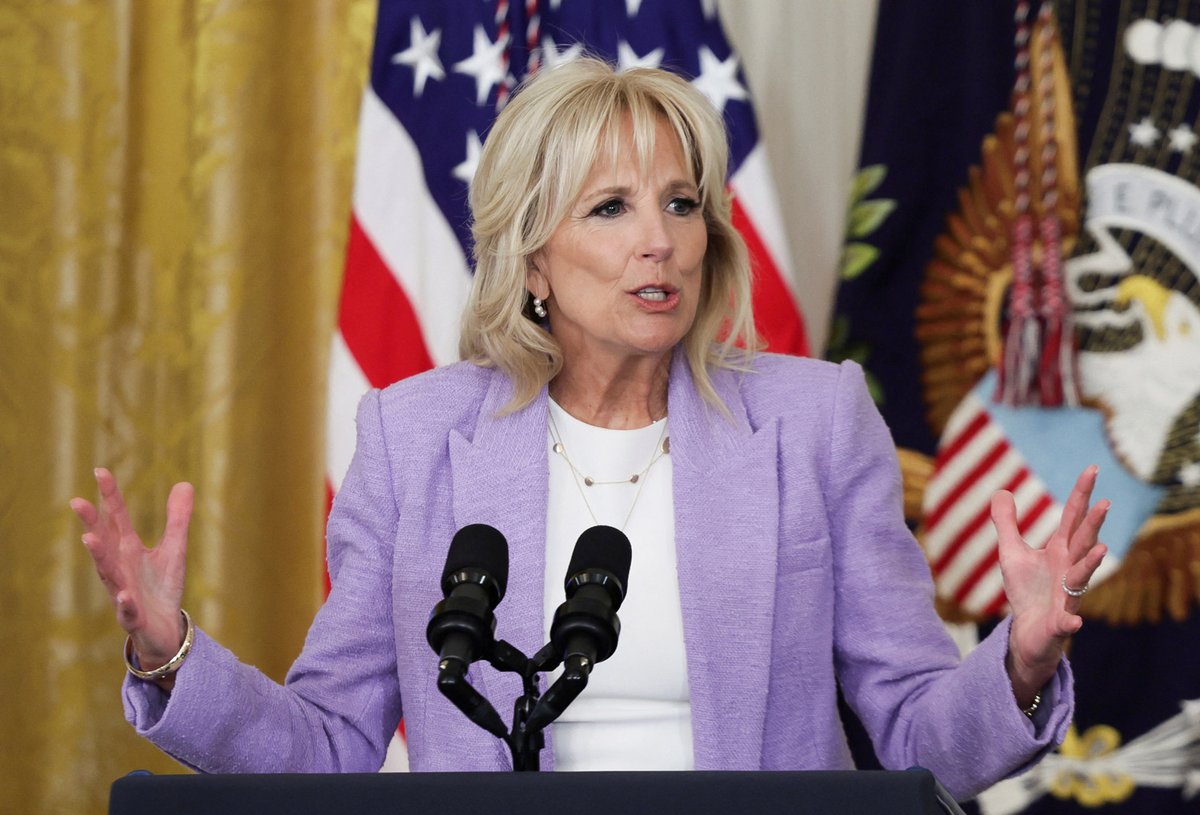 QatarTales's tweet photo. #US First Lady Jill Biden makes unannounced visit to #Ukraine : White House https://t.co/lVqqrr1nHK