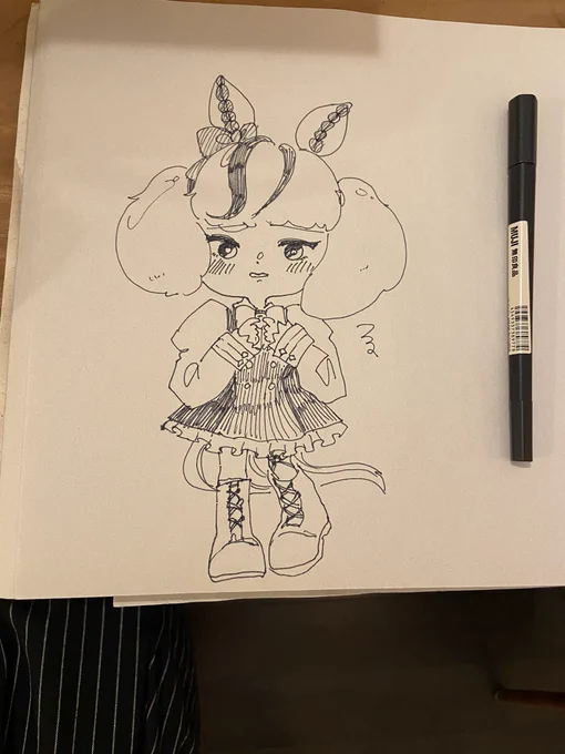 ちびちびネイチャ☺️

#ナイスネイチャ
 #ウマ娘プリティダービー 