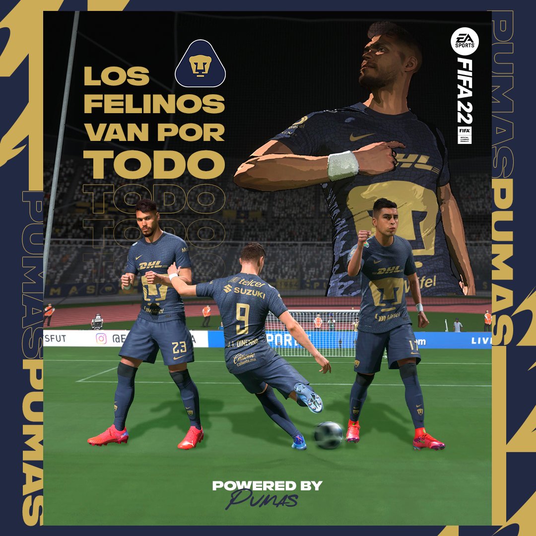 easportsfclatam's tweet photo. Hoy @Chivas y @PumasMX demostrarán de que están hechos. ¡Que se vea el apoyo de los aficionados!
#PoweredByChivas ♥
#PoweredByPumas 🔄 https://t.co/USI87jVDn9