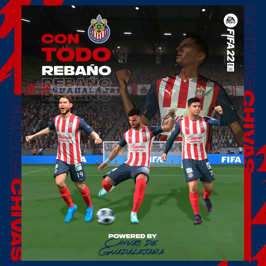 easportsfclatam's tweet photo. Hoy @Chivas y @PumasMX demostrarán de que están hechos. ¡Que se vea el apoyo de los aficionados!
#PoweredByChivas ♥
#PoweredByPumas 🔄 https://t.co/USI87jVDn9