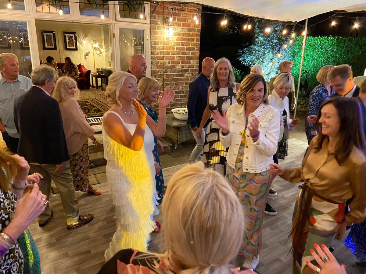 SandyLindsay's tweet photo. Food, fizzy pop, music, dancing and most importantly: friends and family! What could be finer? Loved our garden party to celebrate our wedding and hoping they’ve now forgiven us for eloping back in January! 🤞Feeling very blessed (and a little groggy!) #WEDFEST https://t.co/zAZJO9PFOj