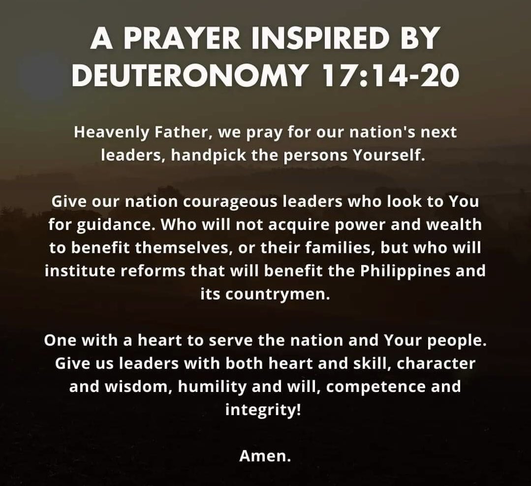 jpbertiz's tweet photo. Lord, we lift up the future of the whole nation into your mighty and capable hands. ππ»
#PHElection2022 https://t.co/TmIIB7iCMX