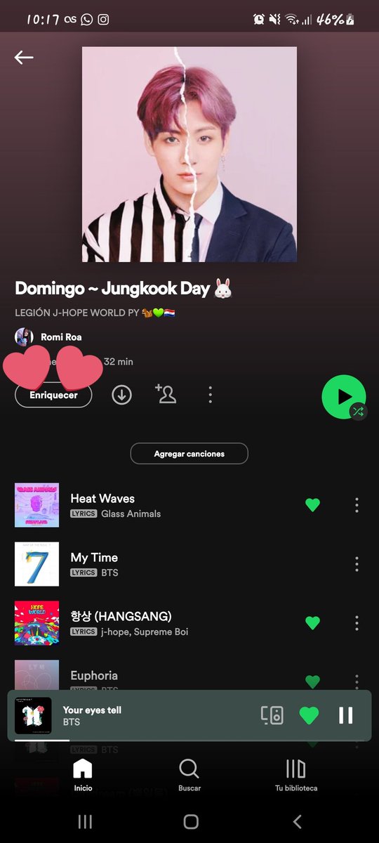 romi_hs18's tweet photo. @legionjhope1802 @BTS_twt El domingo solo pone mejor haciΓ©ndole stream a esta belleza !!!! ππππ
#streamfor_Jk #streamlegion #streamsemanal #Jungkook https://t.co/UR9Z0M8KpA
