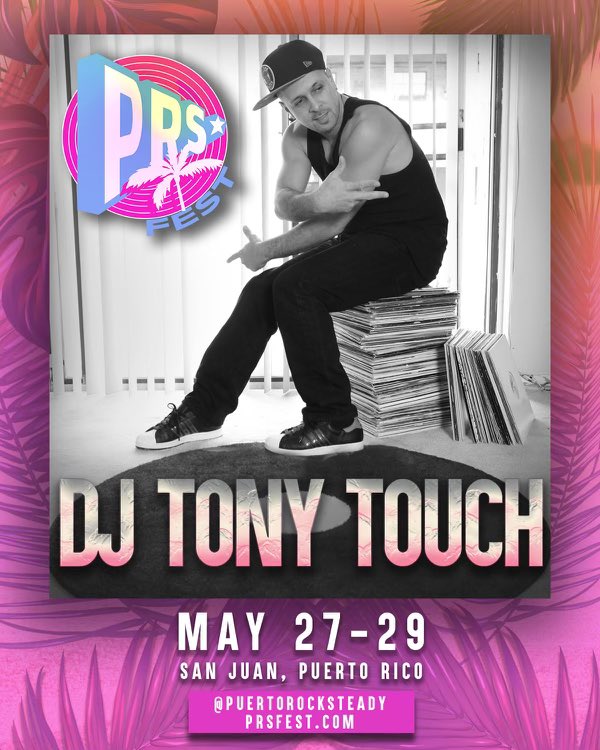PRSFest's tweet photo. Here’s a list of a few of the amazing DJs for #prsfest . @DJTONYTOUCH #erikathedj @LordFinesseDITC @DjReadyRon #partywithapurpose #puertorico #puertorocksteady https://t.co/fqzyYLESaQ
