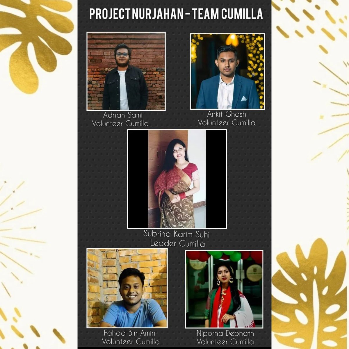 missbd_IT's tweet photo. Meet our 3rd "group Cumilla" #proudcity they are working to make their city proud #ProjectNurjahan #Child #NutritionProject lead by Subrina Suhi #youthleader #bestwishes team❤️
#youthdevelopment #socialwork #beautuwithbrains #children #beautywithapurpose #project #nutrition https://t.co/dfpg2VpTjo