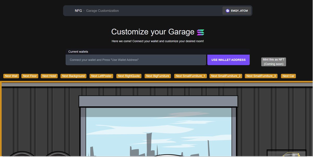 NeedForGarage's tweet photo. 😇♥252 NFGs minted and counting...

And while Phase II is around the corner, DEV is also cooking up the 📢CUSTOMIZATION FEATURE
#CustomizeYourNFG

Stay tuned 🔥

 #NFG #SolanaNFT https://t.co/VEJlmF1xd9