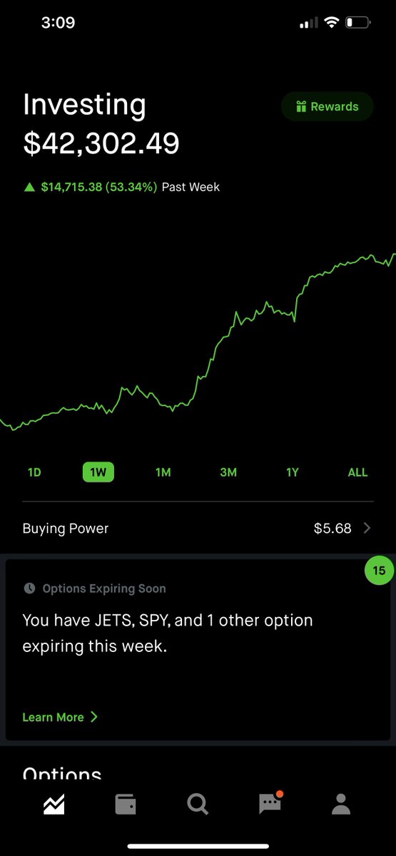 Good Week. via /r/wallstreetbets #stocks #wallstreetbets #investing

https://t.co/XgkBmqlhWw

#investing #robinhood https://t.co/UysPOa1nOH