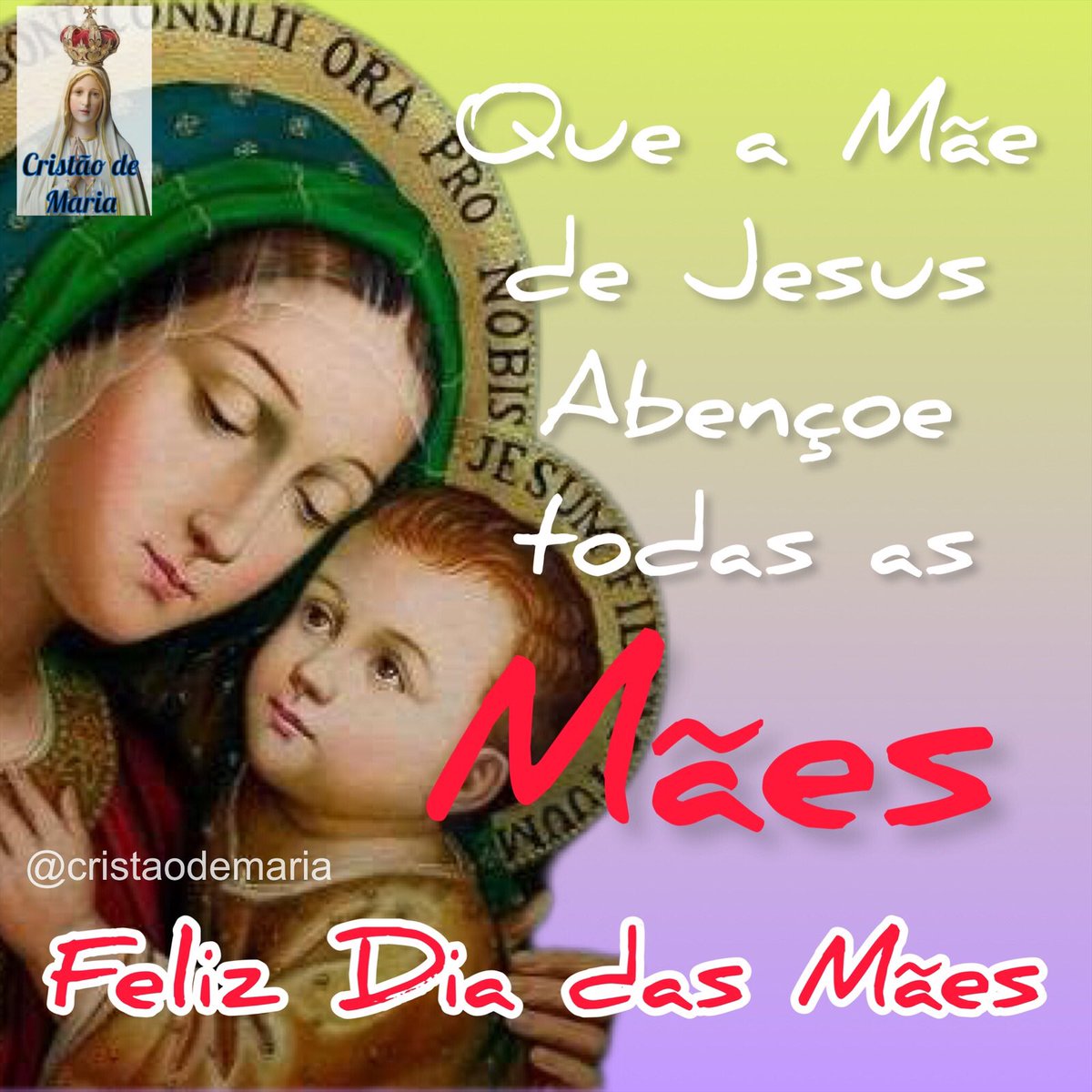 Feliz dia das Mães!

#DiaDasMães 
#SalveMaria
#NossaSenhora