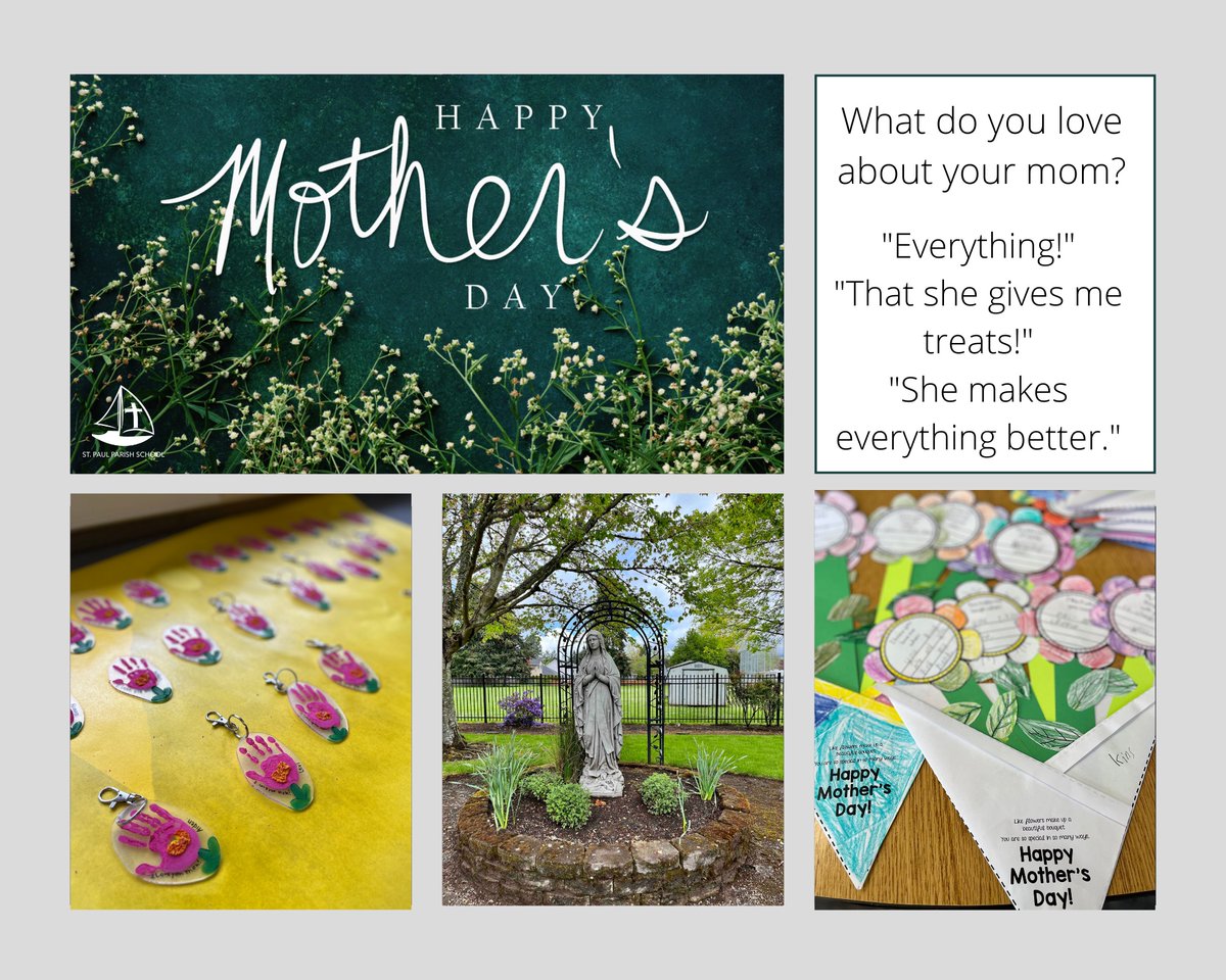 SaintPaul60's tweet photo. Happy Mother’s Day from our family to yours! 
“Honor her for all that her hands have done, and let her works bring her praise at the city gate.” Proverbs 31:31 https://t.co/U5jmGVxbMT