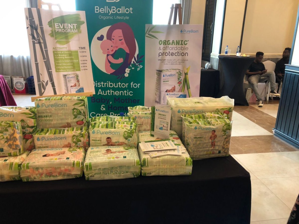 PearlElisabeth's tweet photo. #PureBorn organic diapers and wipes are currently available at Garden City at the Belly Ballot Shop next to Aristoc https://t.co/TFTLhUJncb