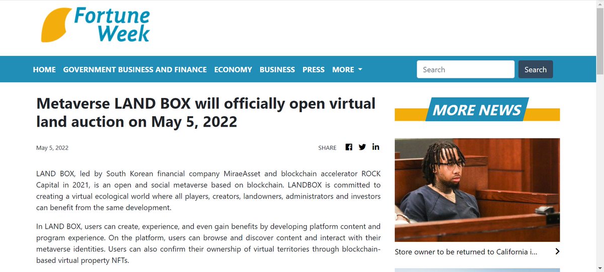 LandboxNFT's tweet photo. Media from dozens of countries including the United States, the United Kingdom, Canada, and Australia have reported on LAND BOX.
Of course, our recent launch was supported by many partners, including thousands of users who own LAND BOX
thank you all https://t.co/7ttQZLfotP