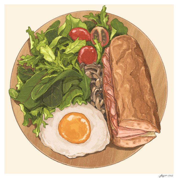 「パン 肉」のTwitter画像/イラスト(新着)｜5ページ目