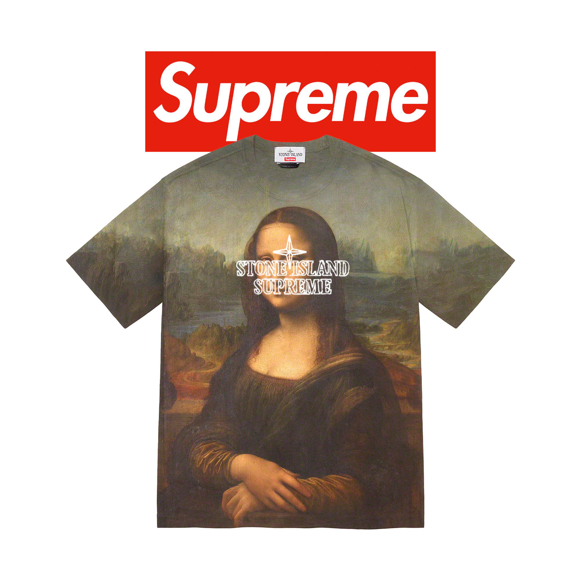 メンズsupreme モナリザ Mona Lisa Tee - Tシャツ/カットソー(半袖/袖なし)