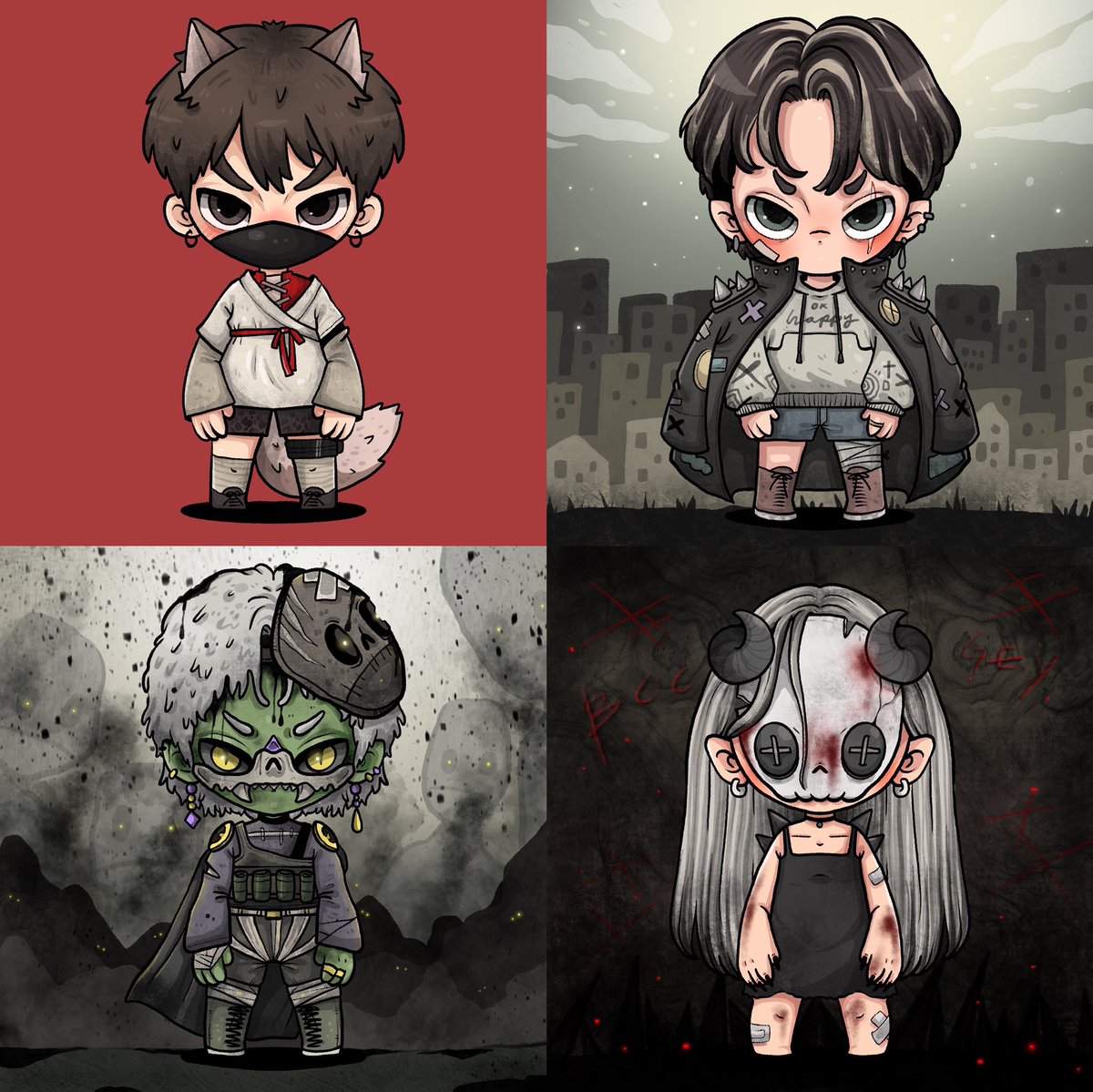 NEW DROP 37-40 🃏 
“ BABY MISSING NOSE “

no. 40 COLLAB with @KomoriLand 

It's been a long time since
the card drop 😅😅😅
hope you don't forget me 🥹

Available on <a href="/ParasHQ/">Paras 🟩🟧</a> paras.id/jinjinxmsns.ne…

#nftcollection  #nftartist #nftthailand #PARASnft #NEAR #NEARcollector #NEARnft