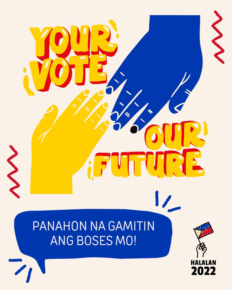 pinoywrimos's tweet photo. #Halalan2022 starts at 6:00 a.m. tomorrow. This is it, Pinoywrimos!

Vote for candidates who will not stop you from writing any story, those who will never step on your human rights, and those with a track record that backs what they say. 🌸 https://t.co/hRZpqb6Bc7