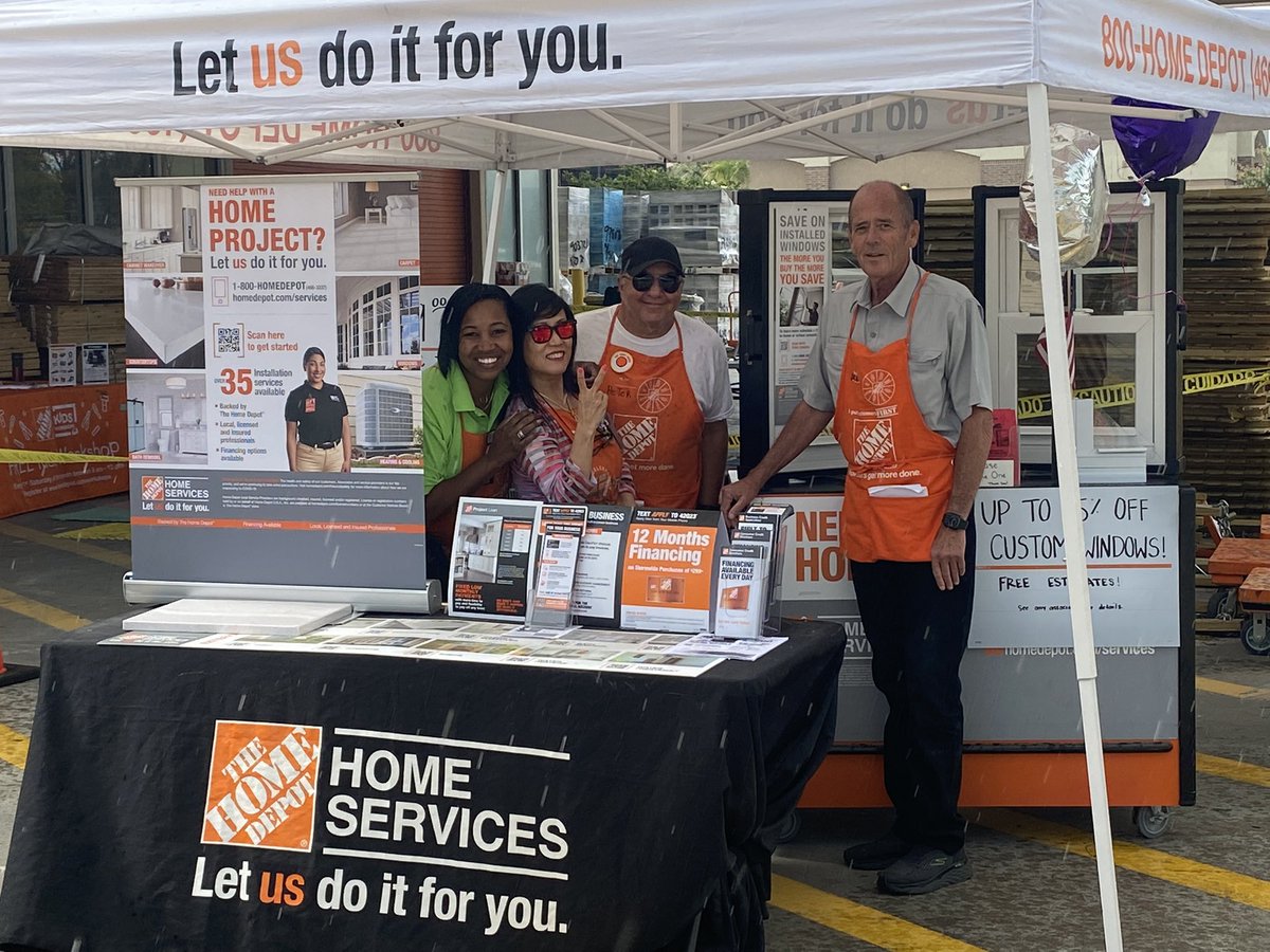 A weekend full services awareness at the Palm Coast Home Depot!!!