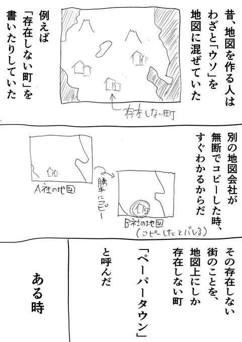 存在しない町(途中)
#コルクラボマンガ専科 
続きは明日くらいに上げます 