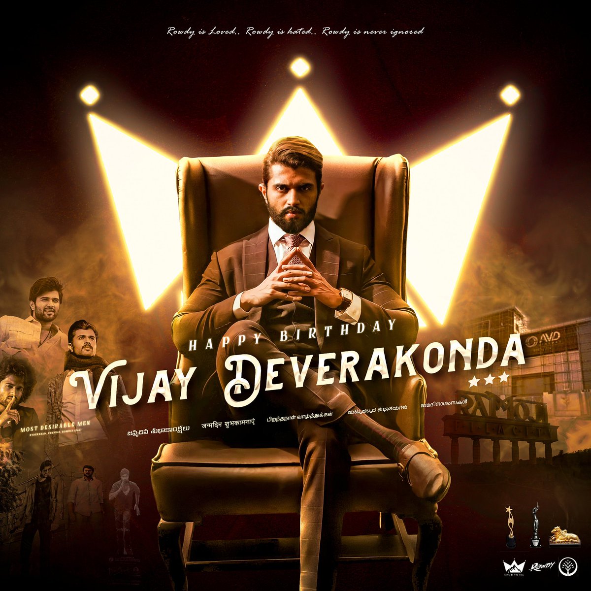 Charmmeofficial's tweet photo. Happy to launch the Massive Birthday CDP of #LIGER @TheDeverakonda

Happy birthday 🤗

#HBDVijayDeverakonda https://t.co/rPmintGL97