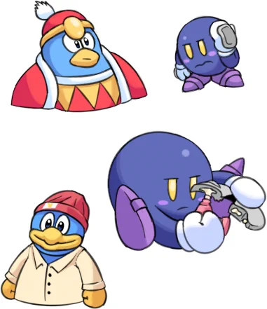 Kirby Doodles
My Sona (me) and Lumee with Kirby, some random characters, Meta Knight and King Dedede
#Kirby #星のカービィ 