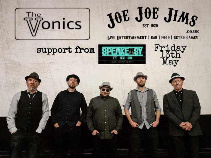 Live music returns to JJJ this Friday (13th) when we have  <a href="/TheVonics/">The Vonics</a> playing their unique blend of Power Pop Rock live on stage with support from Speakeas ... sounds good to us!

Tickets are available here -> bit.ly/3L06Tvz or on the door (subject to capacity).