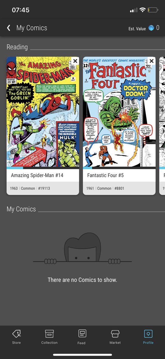ontherightpad's tweet photo. @veve_official @Marvel @arioanin @rachellecheri It says value 0 https://t.co/W5IxpsMJ78
