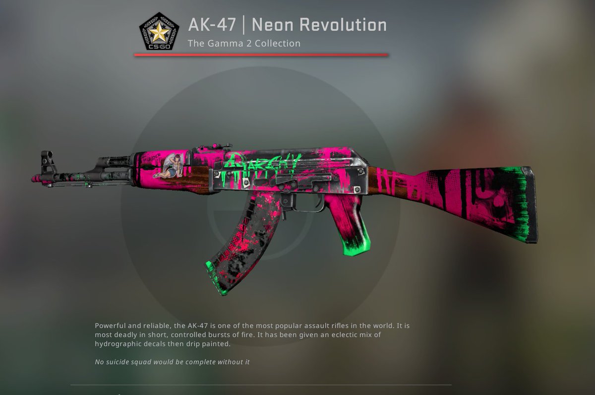 Destructum's tweet photo. 😈New Giveaway Sponsored by @soulstealer_hs 😈

👉Ak-47 Neon Revolution BS (15$)

✅Follow me  and @soulstealer_hs /Retweet/ (tag a friend if you want) 
☑️Subscribe and like (show proof)
https://t.co/jUQfrtys4F
⏲️Rolling in 3 days 
Good Luck ! ♥️

#CSGO  #CSGOGiveaway  #csgoskin https://t.co/tLqZtbuOer