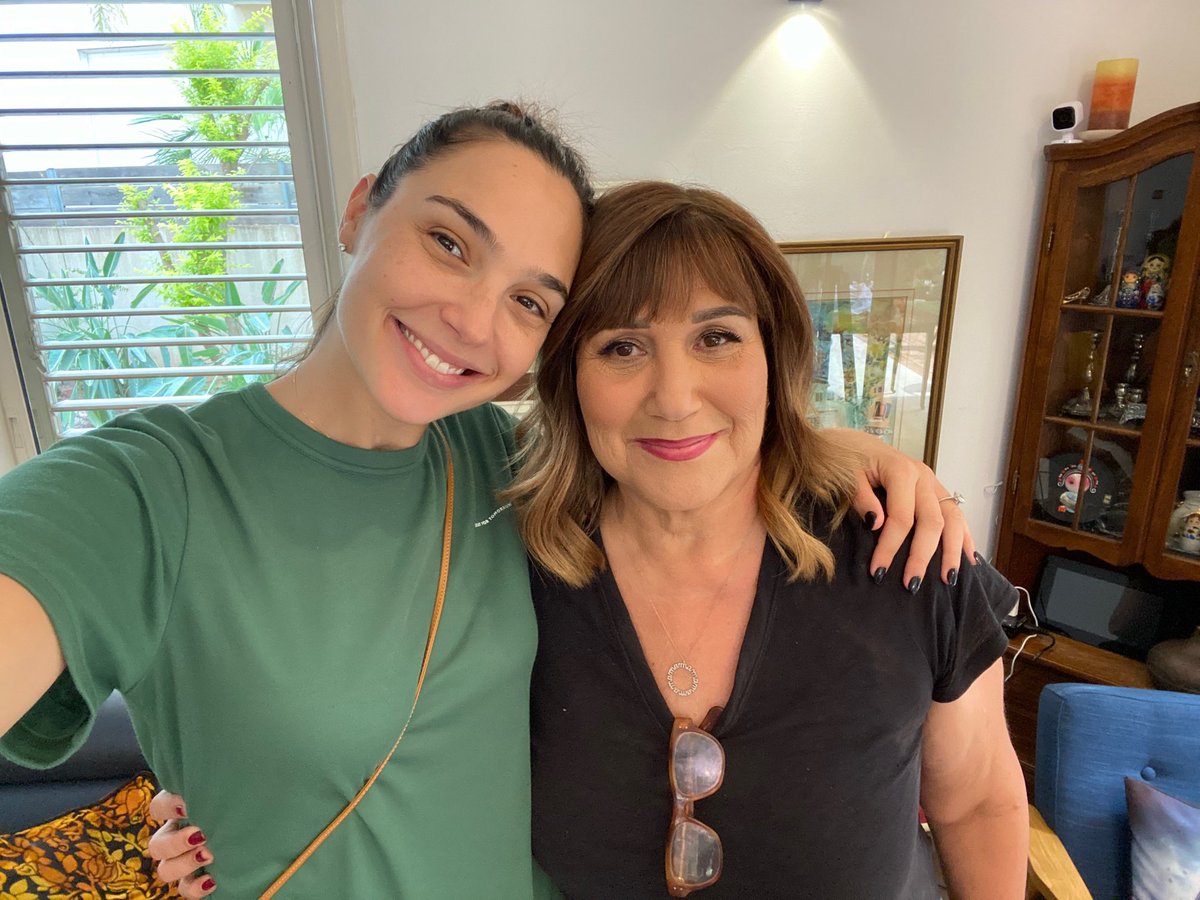 GalGadot's tweet photo. Happy mother's day!
I'm so lucky to have my mom by my side on this crazy journey,to give me strength,to share her knowledge and to show me endless love &amp; support.
She is my rock and my comfort.  
All you incredible moms out there - you are the power that move this earth, thank u! https://t.co/UQd2SiWEfb