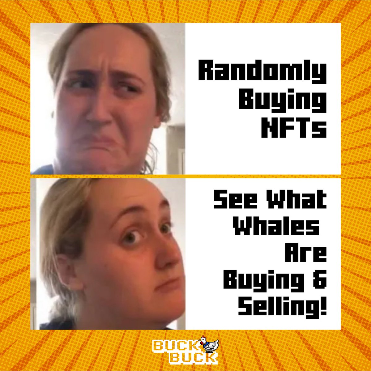 kybuck_'s tweet photo. @camthaman_ Hey fam, check out our @buckbucknft NFT + Software utility that shows you what top 1% traders are buying! https://t.co/mjro8t9PtL