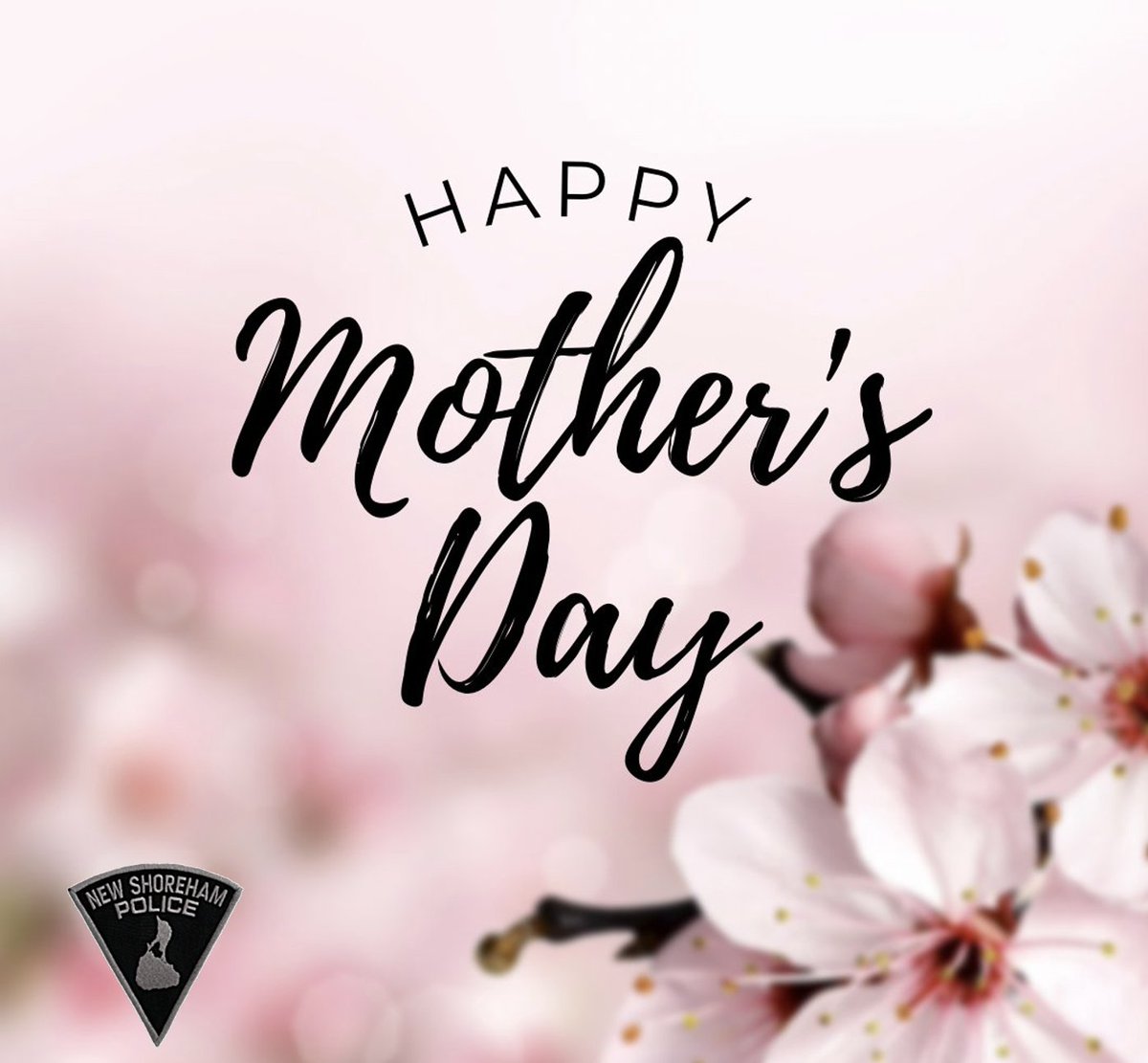 Happy Mother’s Day to all the amazing moms, especially our dedicated staff who may be working today to keep our community safe.  Thank you!