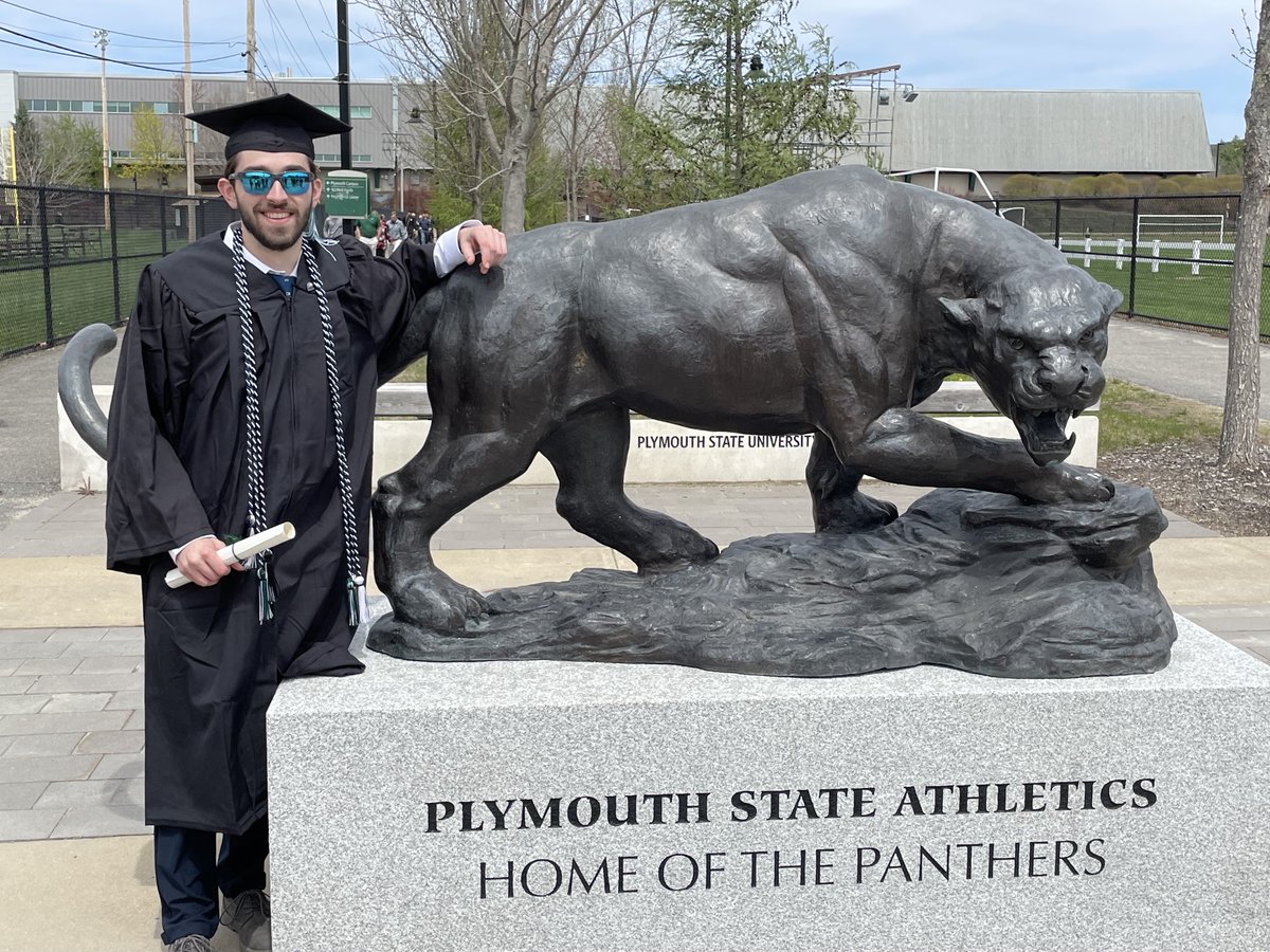 On Saturday our son <a href="/CPeachey_Wx/">Charlie Peachey</a> graduated from <a href="/PlymouthState/">Plymouth State University</a> with his B.S. in #Meteorology.  The entire day was the perfect end to a fantastic 4 years at <a href="/PlymouthState/">Plymouth State University</a>.  We couldn't have been prouder.  Thank you, PSU!! #PantherPride