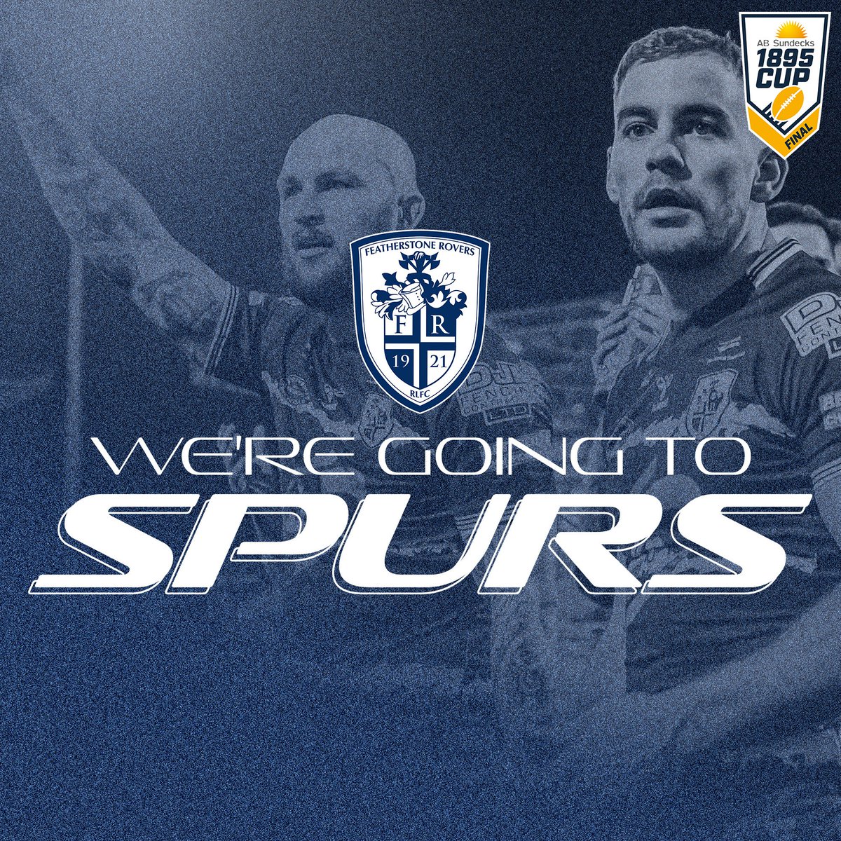 TheRFL's tweet photo. 🏆🏟️ @FevRoversRLFC are heading to @SpursOfficial on May 28!

🎟️ https://t.co/dgw9yhlE7l https://t.co/F4QO1eTlpL
