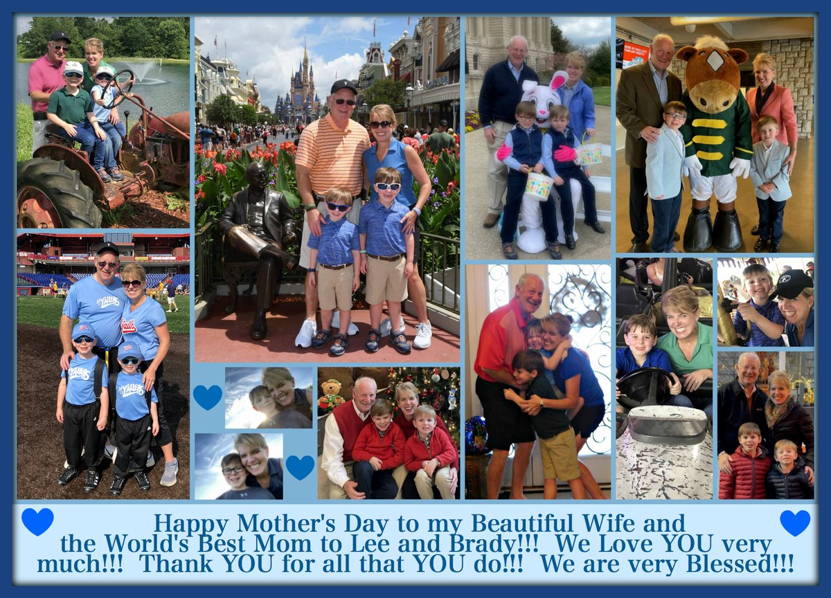 BSpann30's tweet photo. Happy Mother's Day to my Beautiful Wife and the World's Best Mom to Lee and Brady!!!  We Love YOU very much!!!  Thank YOU for all that YOU do!!!  We are very Blessed!!!  @JeanMarieforKY https://t.co/66CyUqoIhS