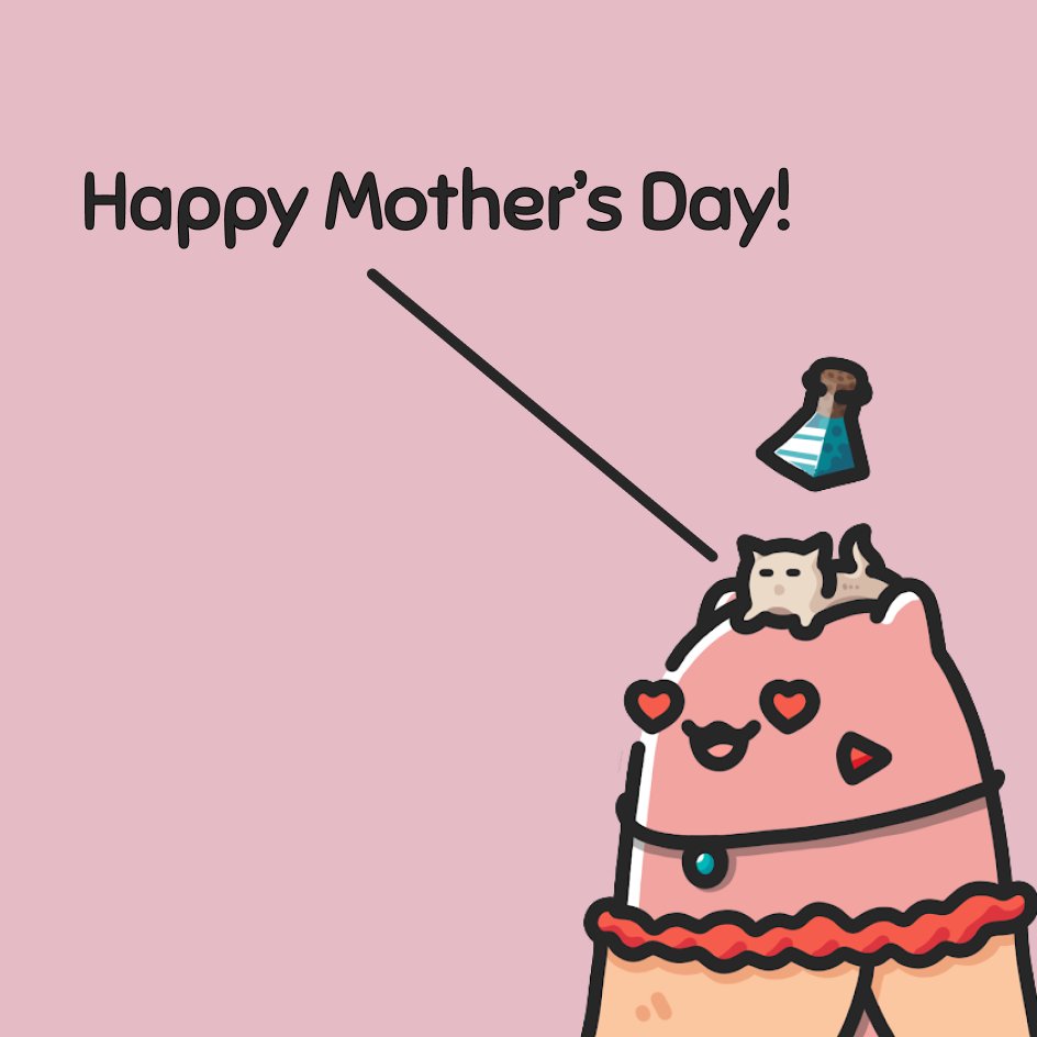 thegreatpond's tweet photo. Happy Mother's Day to all the different kinds of moms out there 🥰 appreciate all the hard work you all do and hope you have a day full of love ❤️ https://t.co/yHlbbjwlLG