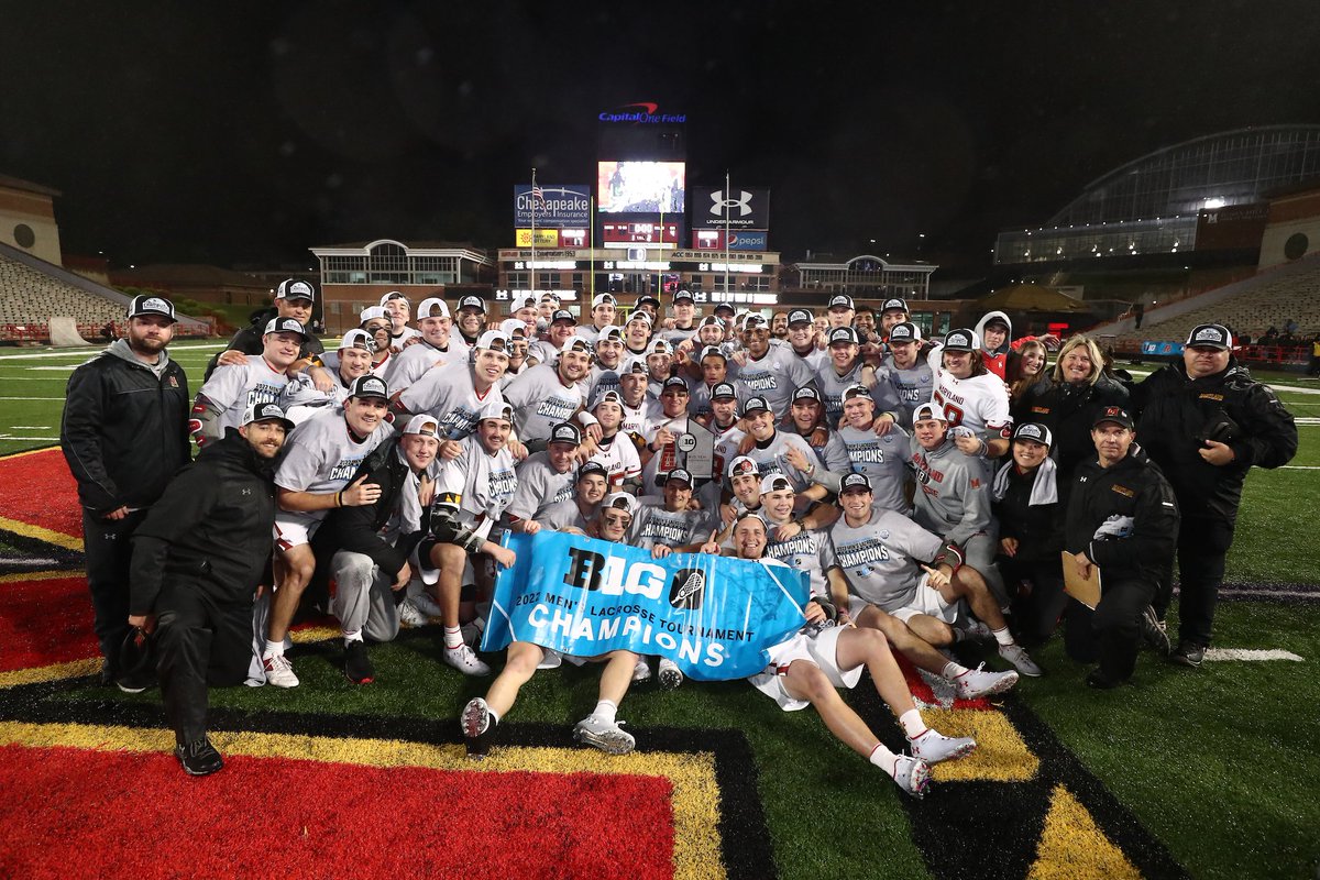 The Big Ten Tournament Champion University of Maryland Men's Lacrosse Team.