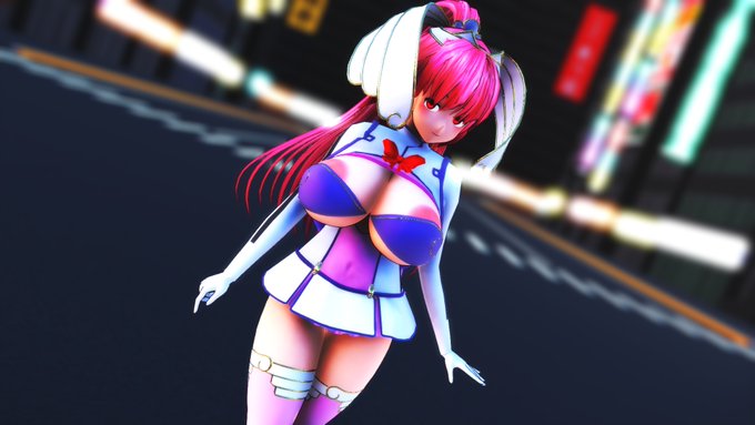 レナさんの衣装をカスタマイズ
スーツとスカートとソックスは自作ながら割とうまく作れたかも 